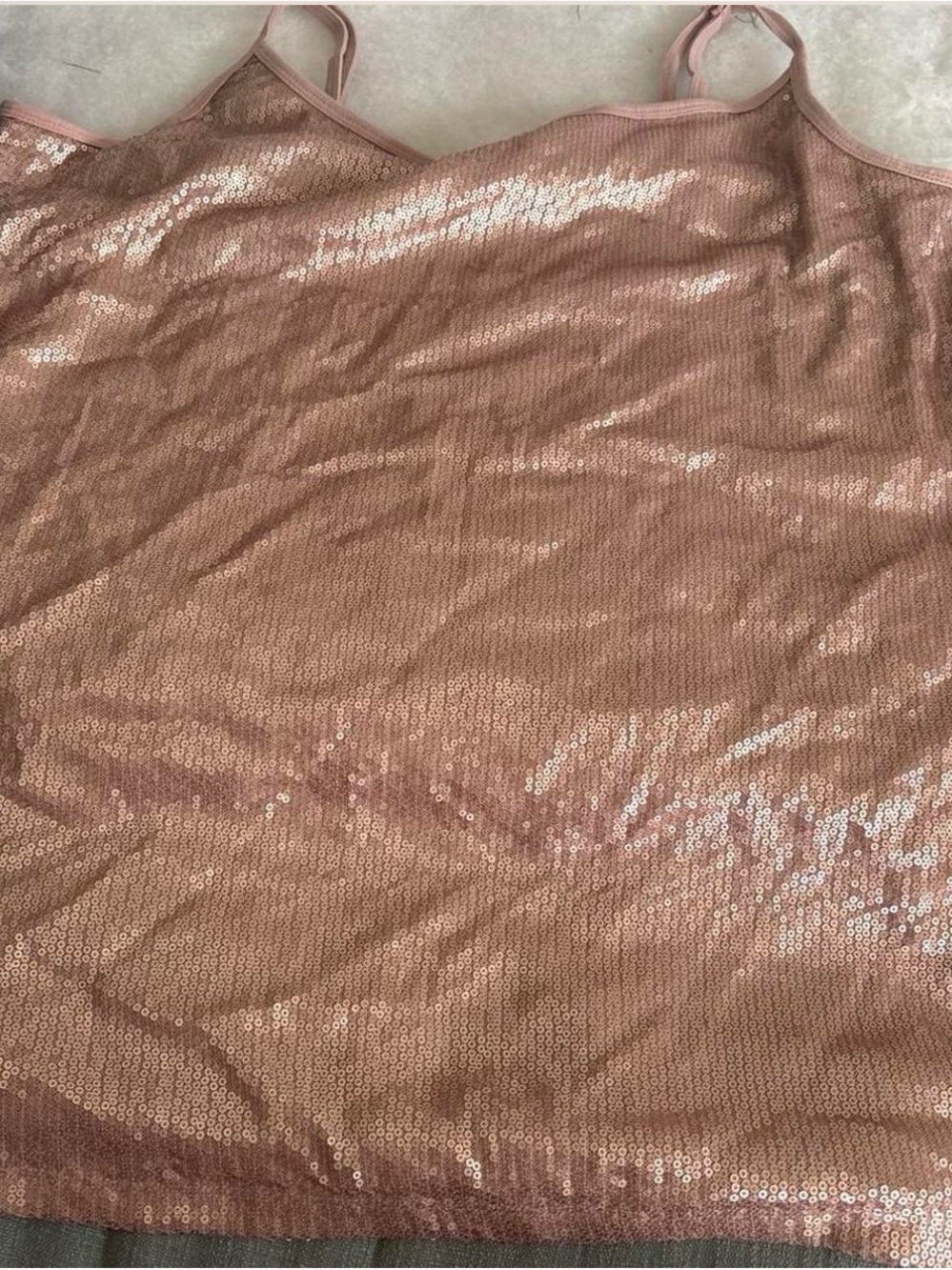 torrid Rose Gold Sequin Mini Skirt